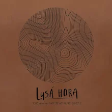 Lysá hora - vrstevnice v kruhu