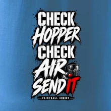 Kontrola zásobníku check hopper air paintball