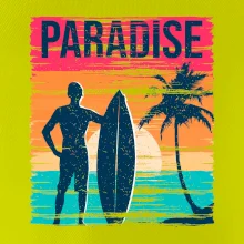 Paradise - barevný čtverec