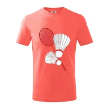 Badminton - pálka a košík