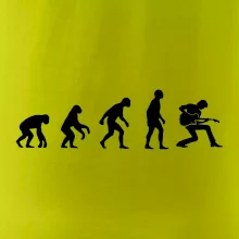 Evoluce kytarista - klečící