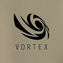 Vortex logo jednobarevné