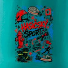 Hasičský sport - kreslené vybavení a terč