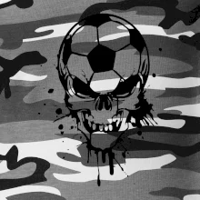 Fotbal lebka splash