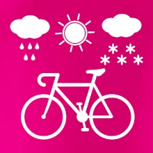 Cyklista za každého počasí