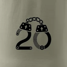 Narozeninové tričko pro policajta - pouta 20