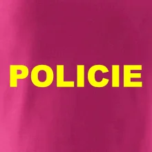 Policie Nápis žlutý