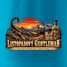 Listopadový gentleman whisky a horský západ slunce