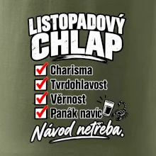 Listopadový chlap charisma a panák navíc