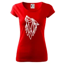 Geometrie - vlk - vyjící