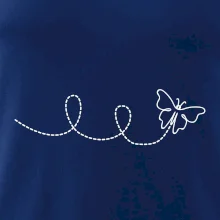 Dráha letu motýla - smyčka