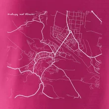 Černobílá mapa Kralupy nad Vltavou