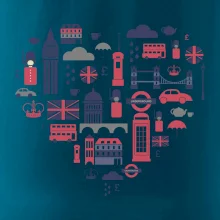 Anglie symboly srdce