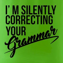 Correcting grammar