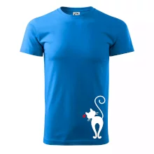 Zamilovaná kočka zezadu