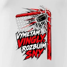 Hokejový střelec vymetá vingly