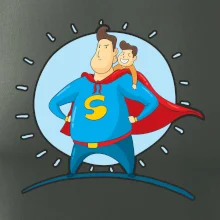 Táta superman - kluk Táta superman - kluk