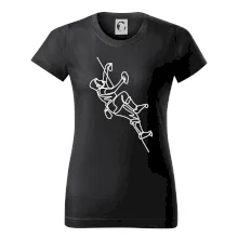 Lezecká stěna jedním tahem