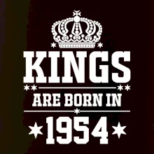 Kings are born in 1954