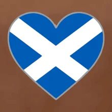 Skotské srdce na prso