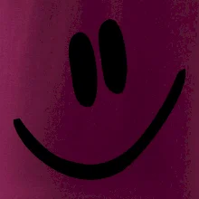 Emoji bez obrysu - usměv