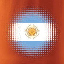Argentina vlajka tečkovaná