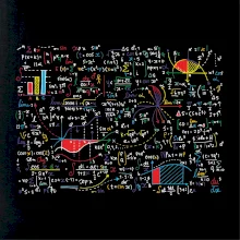 Popsaná tabule - Matematika barevná