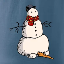 Sněhulák se spadlým nosem