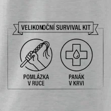Velikonoční survival kit Pomlázka v ruce, panák v krvi