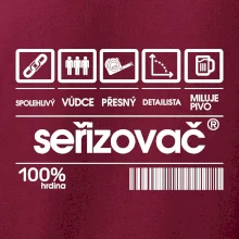 Čárový kód - seřizovač