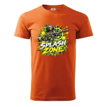 Neonový zásah splash zone paintball