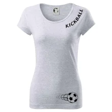 Kickball nápis šikmo