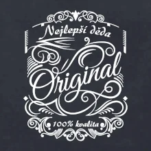 Vintage nejlepší deda 100% kvalita