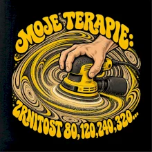 Moje terapie zrnitost 80 120 240 320 - vibrační bruska