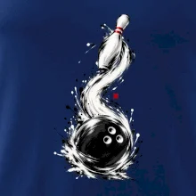 Bowling japonská štětcová malba