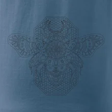 Steampunk včela černobílá