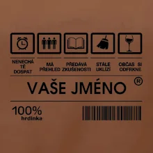 Vaše jméno - čárový kód