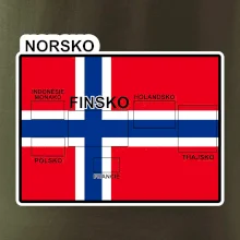 Norsko vlajka další státy