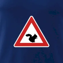 Dopravní značka - Pozor veverka