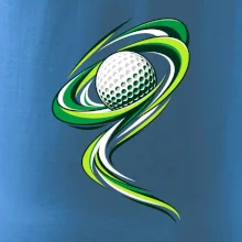 Golfový míček zelená dynamika