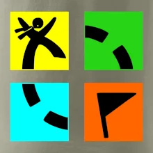 Geocaching logo barevné