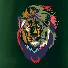 Hlava lva kreslená jednoduchá