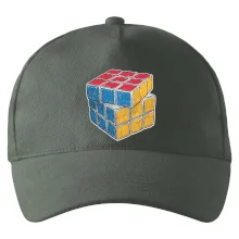 Rubikova kostka kreslená