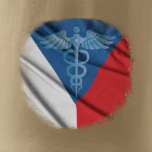 Hrdinové zdravotnictví - Česká vlajka (Pecka design)