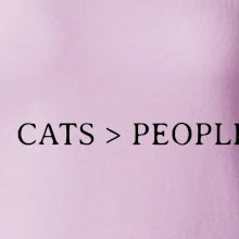 Cats > people