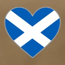 Skotské srdce na prso