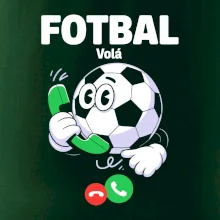 Karikatura fotbal volá