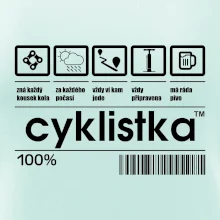 Čárový kód - Cyklistka