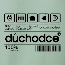 Čárový kód důchodce