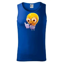 Žárovka přemýšlí nad knihou